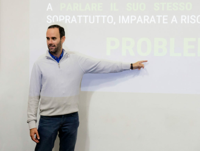 Lezione in aula di Instudio roma