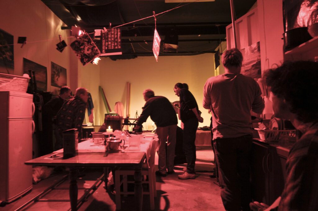 look behind-the-scenes at the filming of a Mediaset series at Instudio.org's Studio C, where imagination meets reality